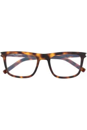 Saint Laurent Tortoiseshell-effect glasses