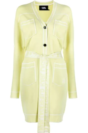 Karl Lagerfeld Belted cardigan dress
