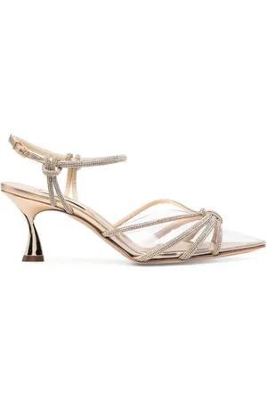 Casadei Crystal strappy-design sandals