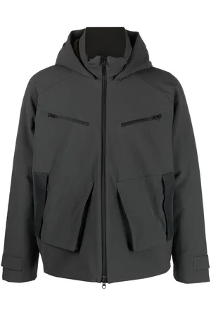 GR10K Hooded padded bomber jacket