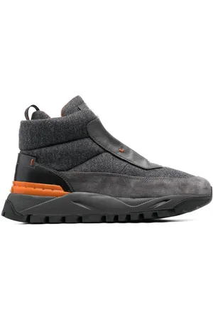 santoni High-top lace-up sneakers