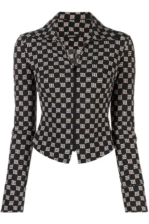 MISBHV Monogram zipped fitted jacket