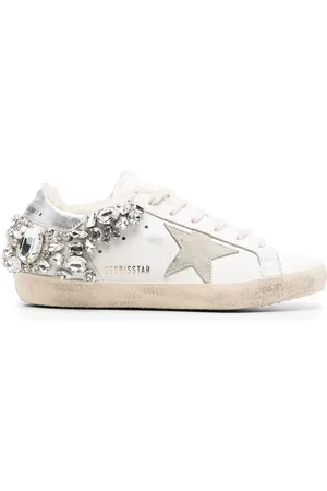 Golden Goose Super-Star embellished low-top sneakers