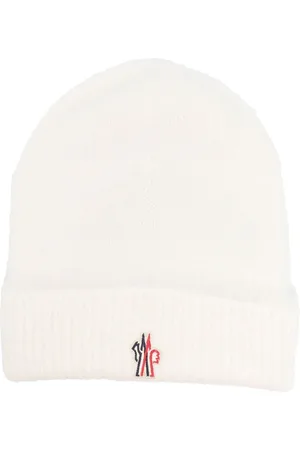 Moncler Logo-patch knitted beanie