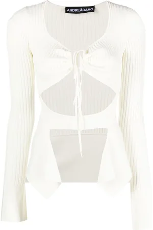 ANDREADAMO Asymmetric cut-out top