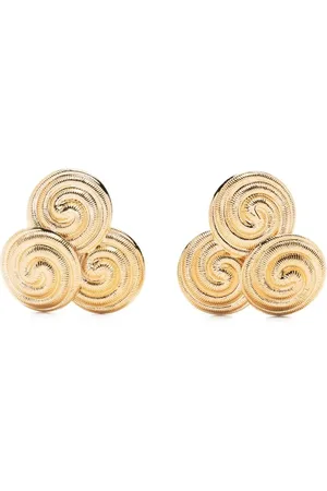 Destree Sonia whirlpool clip-on earrings