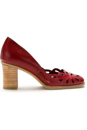 Sarah Chofakian Leather Belle Epoque scarpin