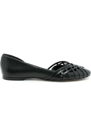 Sarah Chofakian Sapatilha Victoria leather ballerina shoes