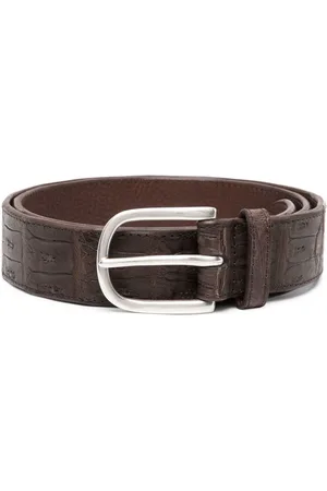 Orciani Animal-embossed leather belt