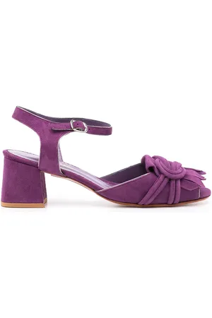 Sarah Chofakian Antonieta suede sandals