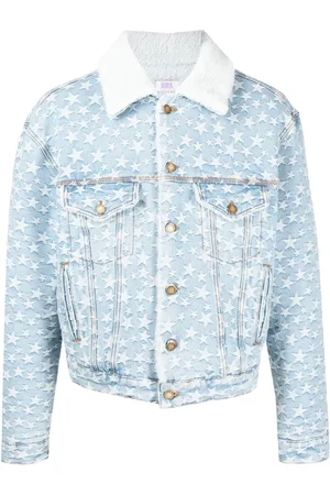 ERL Star-jacquard denim jacket