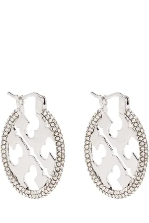 Tory Burch Logo round earrings