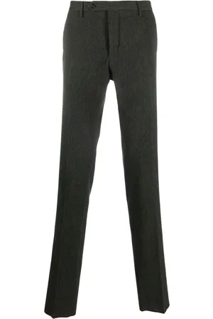 Incotex Pinstripe chenille trousers