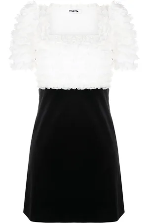 VIVETTA Ruffle-detail minidress