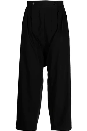 Comme des Garçons Loose-fit pleat-detail trousers