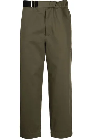 OAMC Regs belted cropped trousers