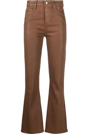 Paige Mid-rise flared jeans