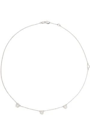 Damiani 18kt white gold Margherita diamond necklace