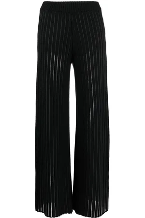 Fabiana Filippi Chunky-knit wide-leg trousers