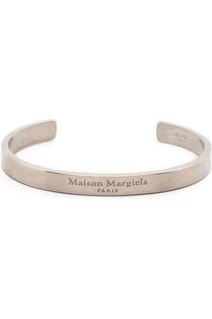 Maison Margiela Logo-engraved cuff bracelet