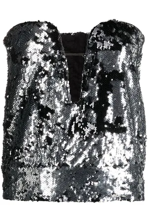 Isabel Marant Sequin-embellished plunge top