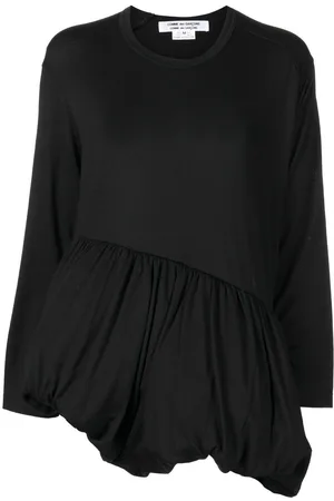 Comme des Garçons Gathered-hem detail blouse