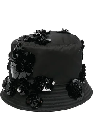 Prada Re-Nylon floral-appliqué bucket hat