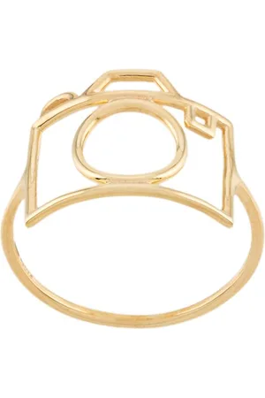 Aliita 9kt yellow camera ring