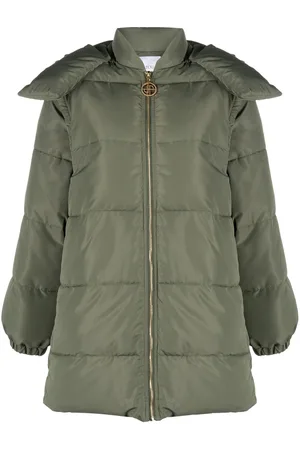 Patou Detachable-sleeve puffer coat