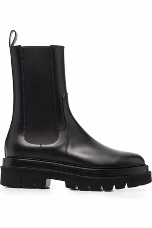 santoni Chunky leather ankle boots