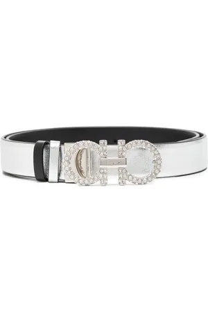 Salvatore Ferragamo Rhinestone buckle belt