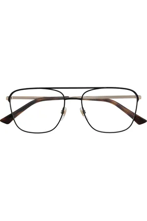 Gucci Square-frame pilot glasses