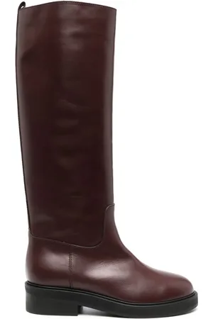 Via Roma Knee-length leather boots