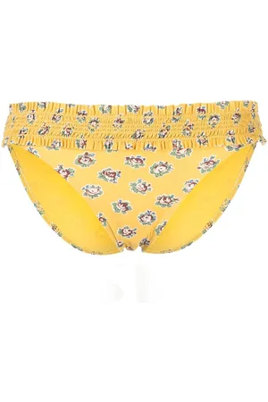 Tory Burch Costa-print hipster bikini bottoms