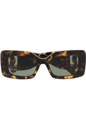 Stella McCartney Chain-link square-frame sunglasses