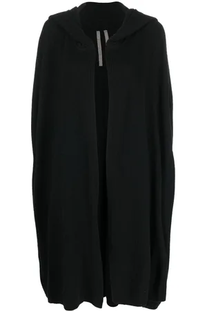 Rick Owens Hooded knitted cardi-coat