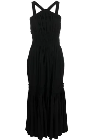 Proenza Schouler Sleeveless shirred-effect dress