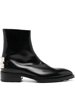 Jil Sander Logo-plaque leather boots
