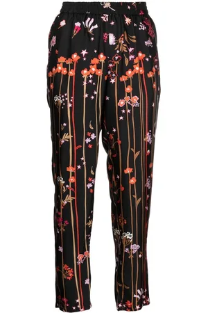 RED Valentino Star-print silk trousers