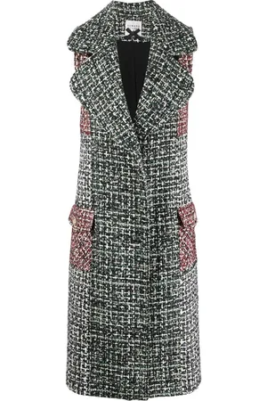 Edward Achour Paris Sleeveless tweed coat