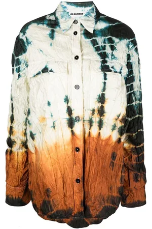 Jil Sander Padded tie-dye shirt