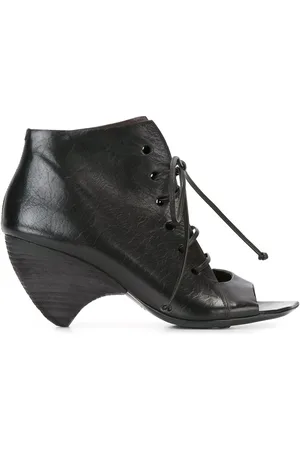 MARSÈLL Structured lace-up ankle boots