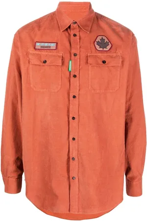 Dsquared2 Logo-patch long-sleeve shirt