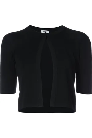 AKRIS Cropped round-neck cardigan