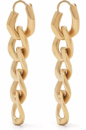 Maison Margiela Curb-chain drop earrings