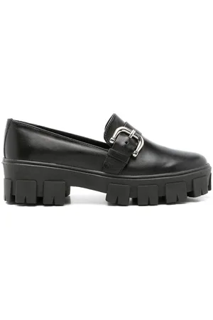 Sarah Chofakian Side buckle-detail loafers