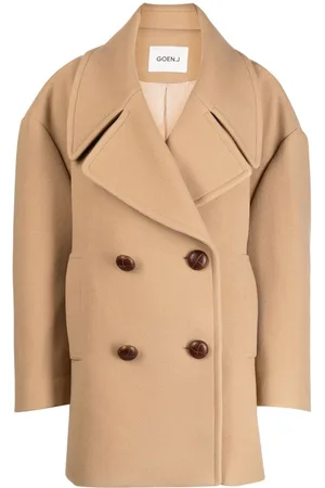 GOEN.J Oversized double-breasted peacoat