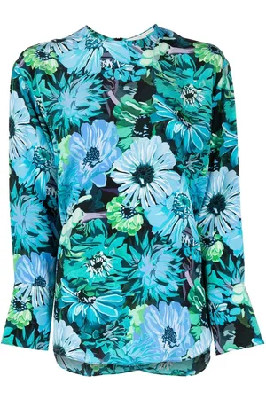 Stella McCartney Floral-print silk blouse