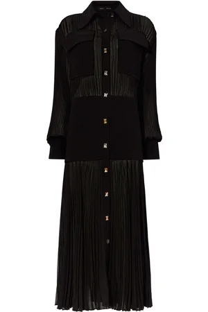 Proenza Schouler Plissé-effect shirt dress