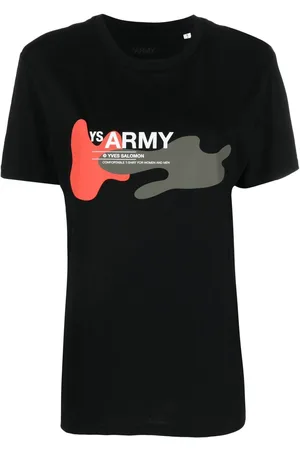 YVES SALOMON YS Army graphic-print T-shirt